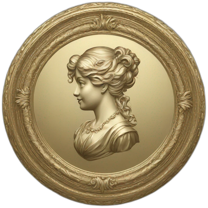 Victorian era medallion emoji