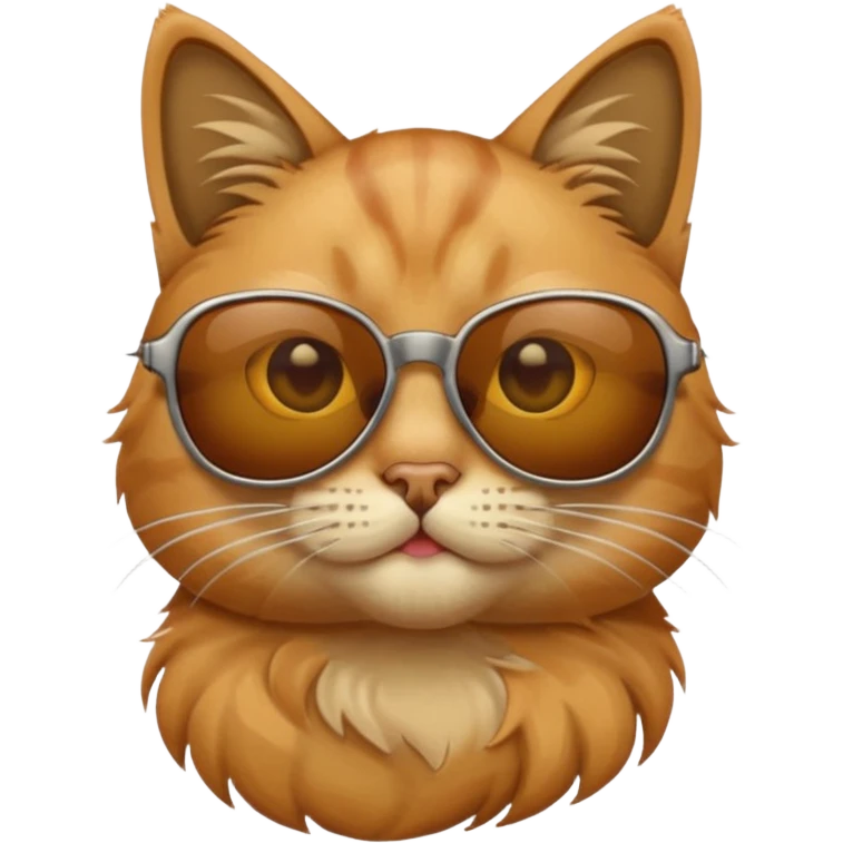 Cat wearing sunglasses emoji