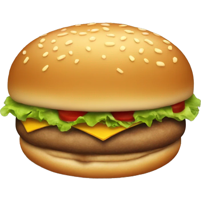 hamburger with feet emoji