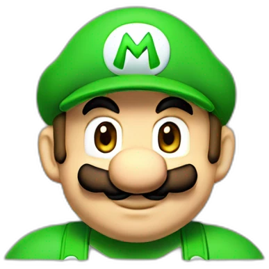 Mario On Luigi emoji