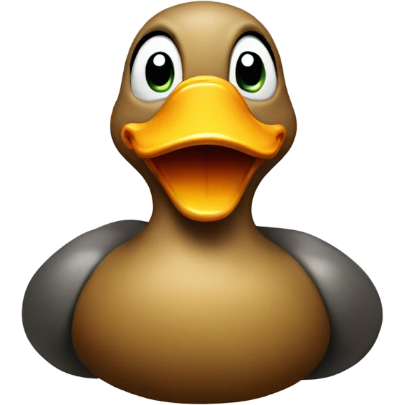 Really mad duck emoji