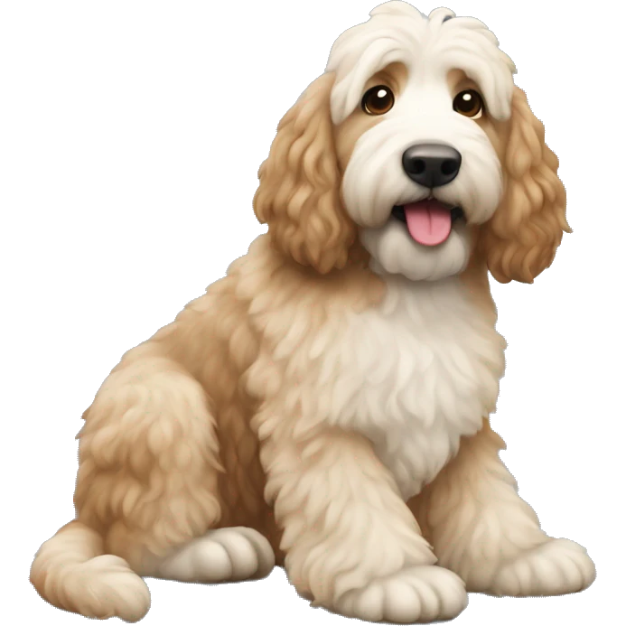 Bernadoodle  emoji