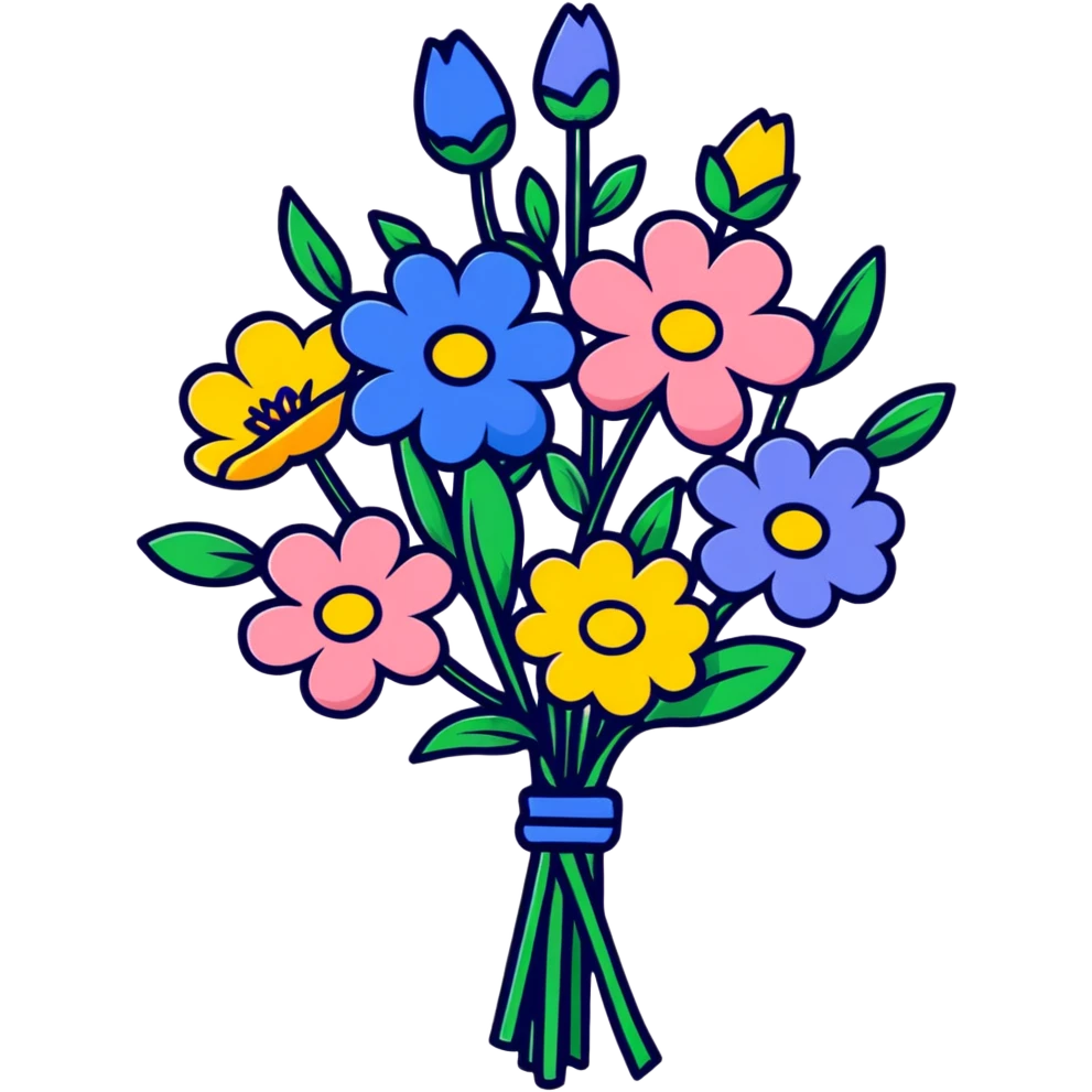 Bouquet of flowers  emoji