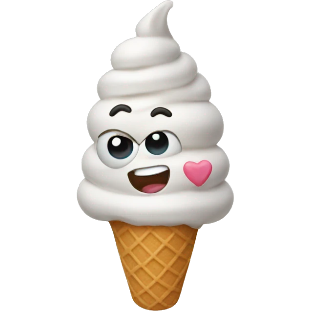Ice cream emoji