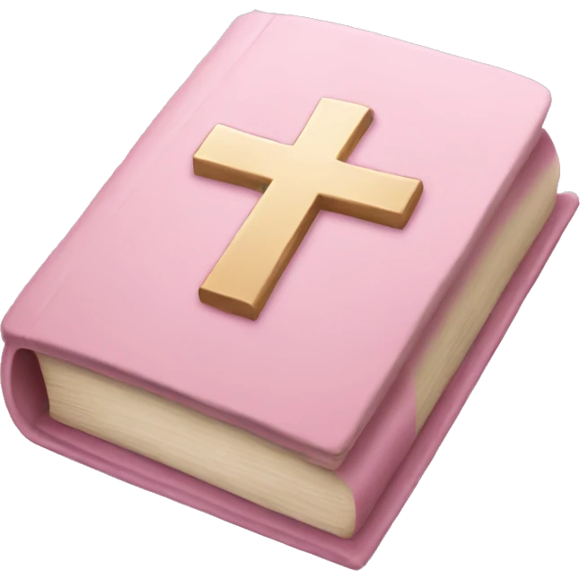 Pastel pink Bible  emoji