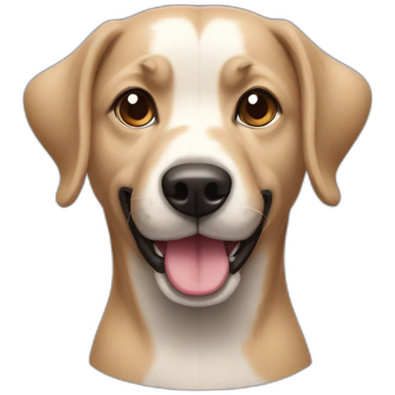 Chien qui joue emoji