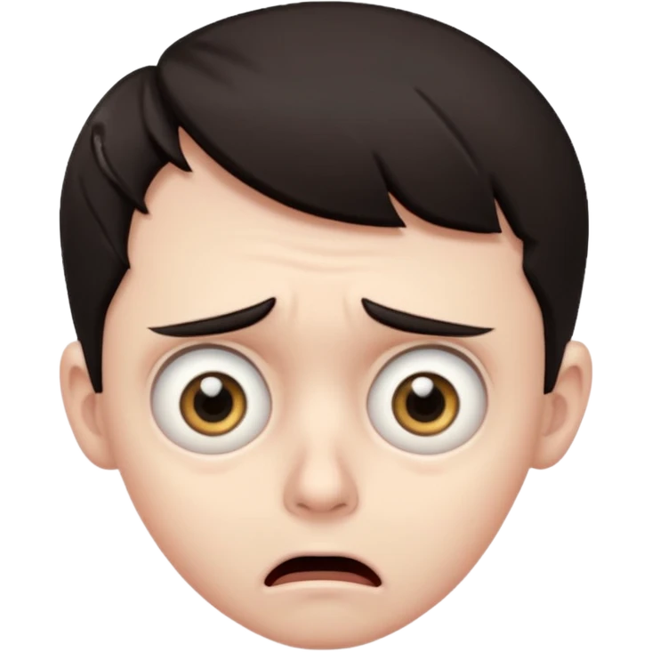 scared man emoji