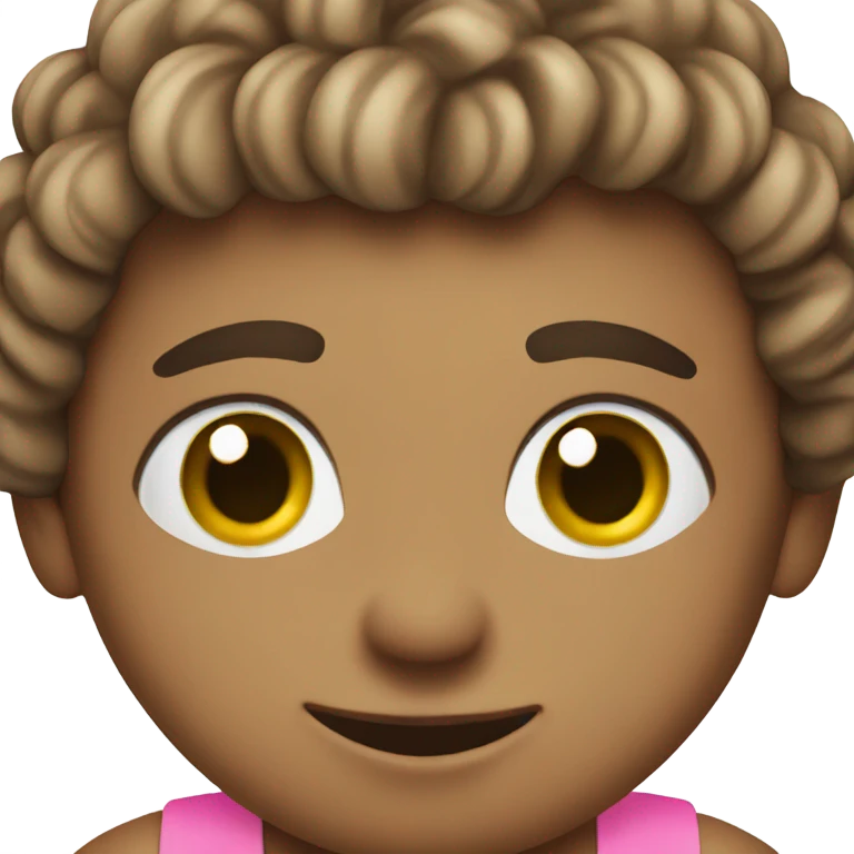 Boy wearing a pink bikini  emoji
