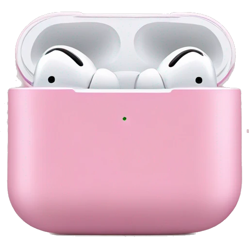 Pink AirPod max emoji