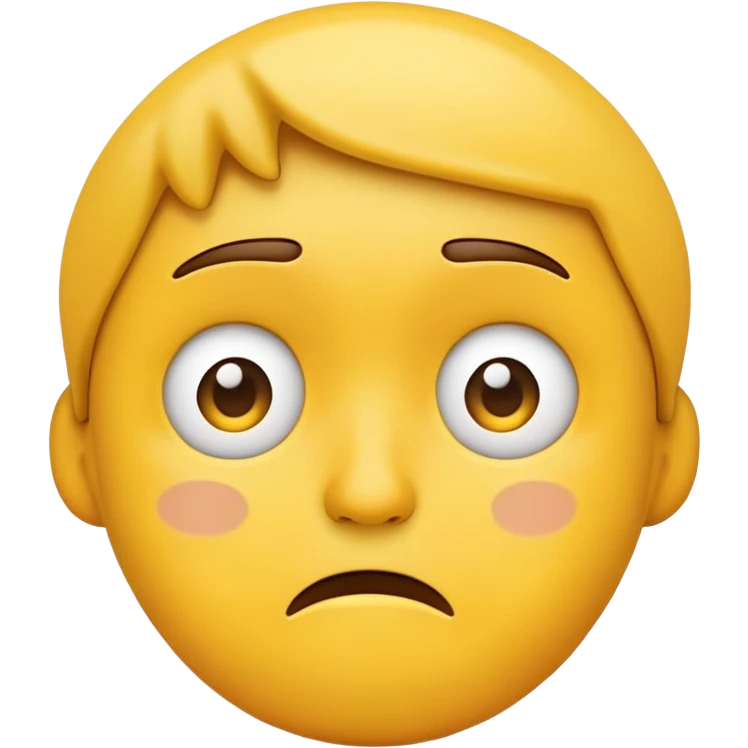 sad face emoji confused emoji