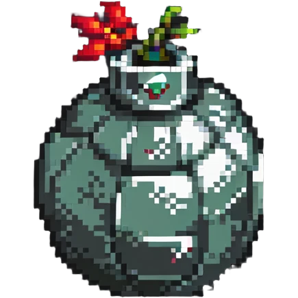 cute cartoonish bomb power up item emoji