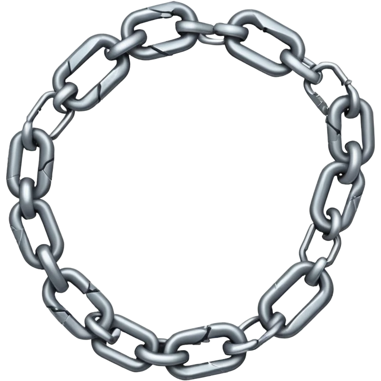 Broken chain emoji