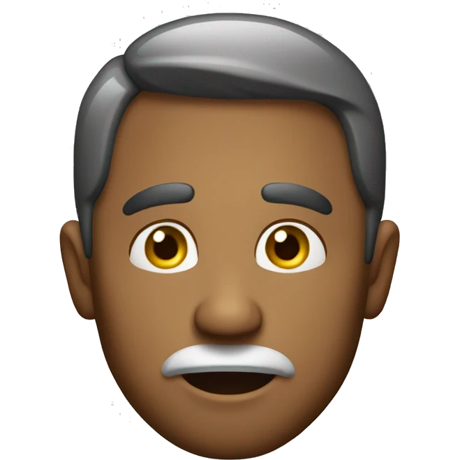 Italian man have a surprised emoji