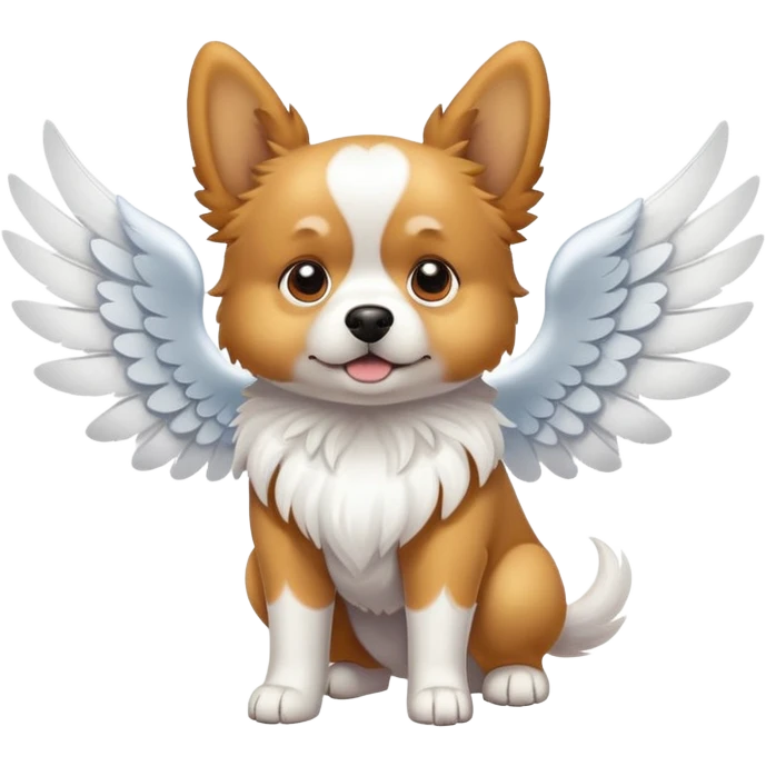 Chien avec des ailes  emoji