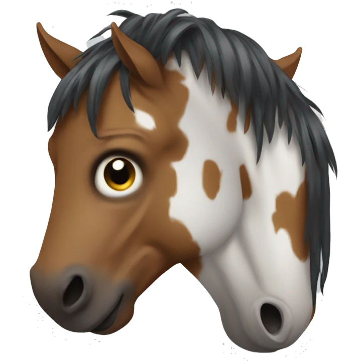 Horse with human head emoji