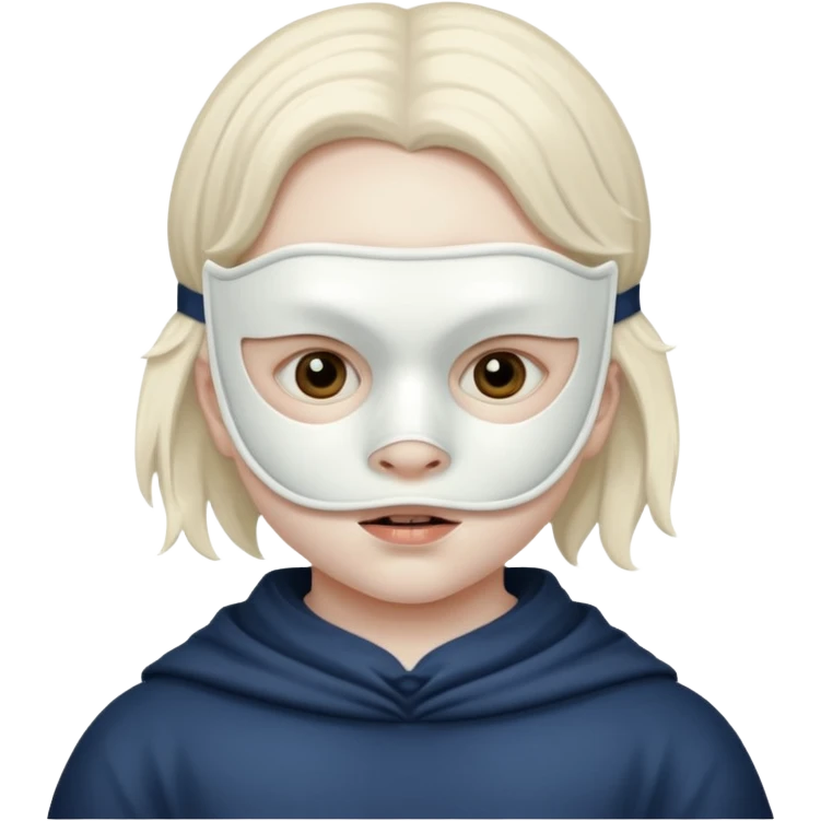 horror masked child emoji