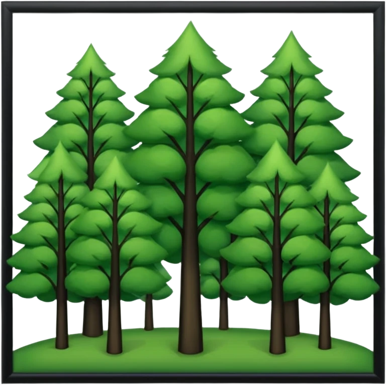 In our hometown, there’s plenty of trees emoji