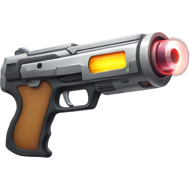 laser gun emoji