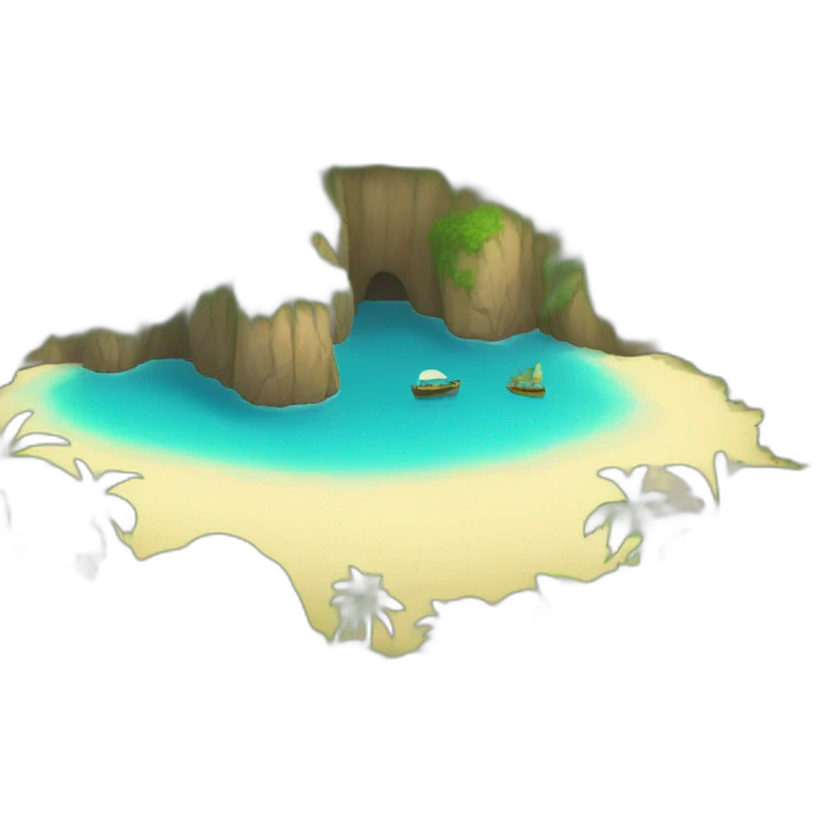 Beautiful island  emoji