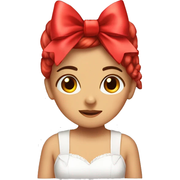 red bows girly emoji