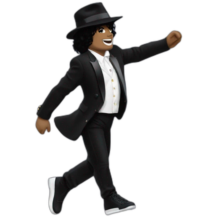 micheal jackson moonwalk emoji