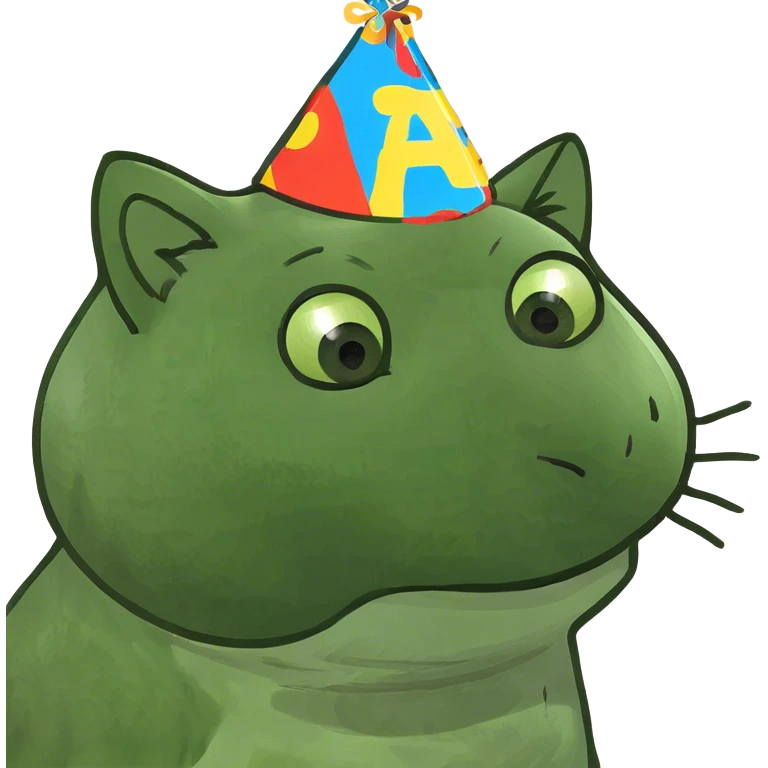 Cat pooping emoji