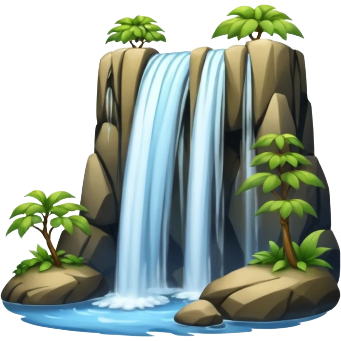 water falls emoji