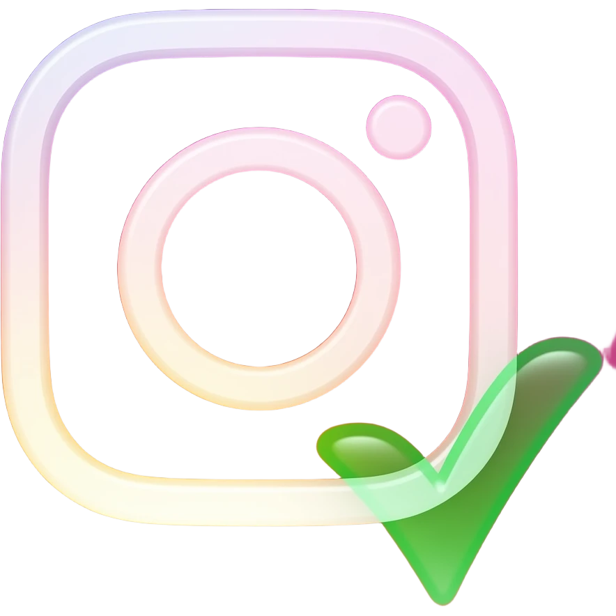 علامة توثيق انسجرام emoji