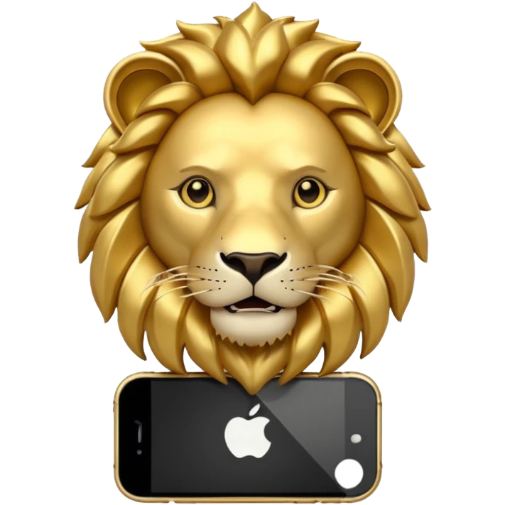 Lion like iphone  emoji