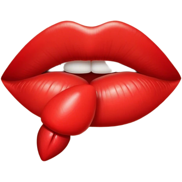 Kisses lips emoji