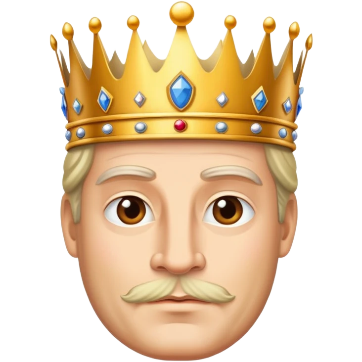classic king emoji