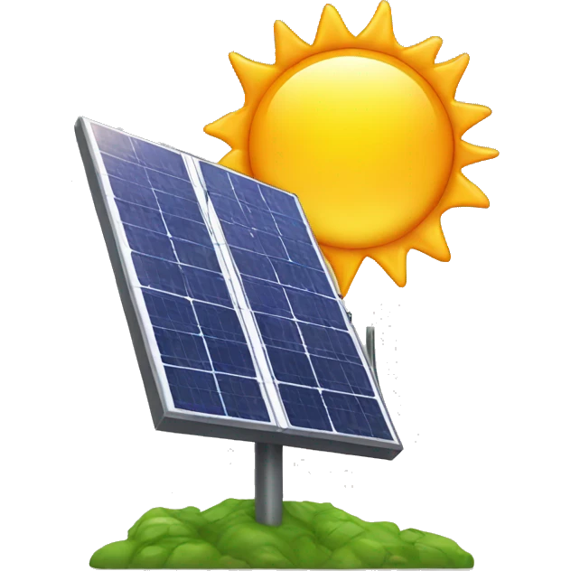 Solar panel emoji