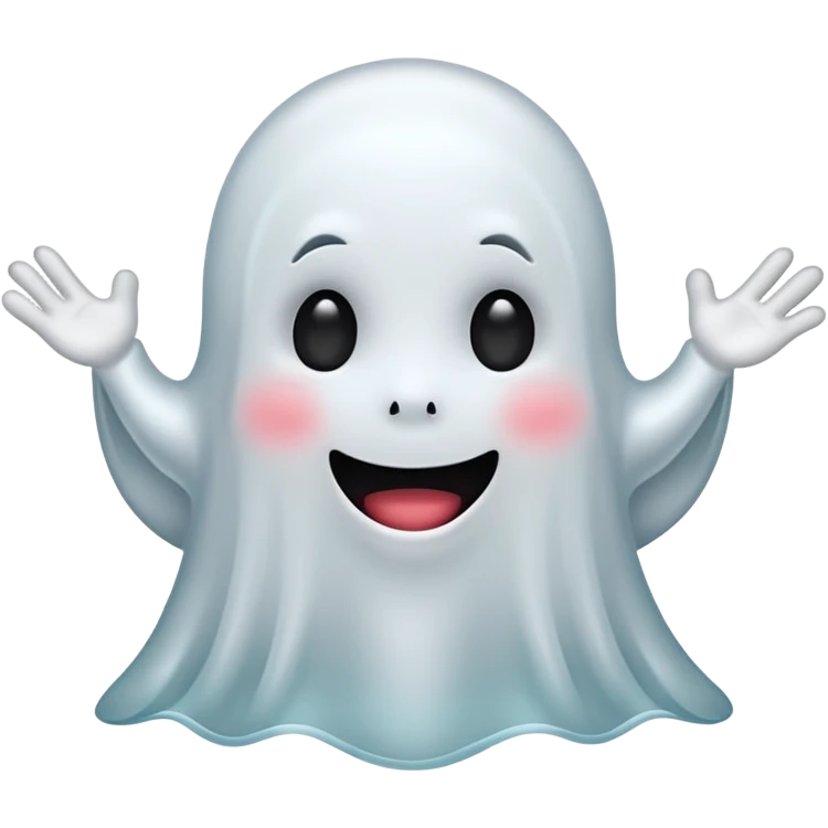 cute ghost emoji