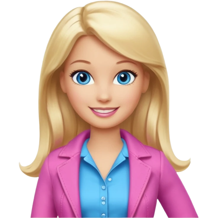 barbie girl different emoji