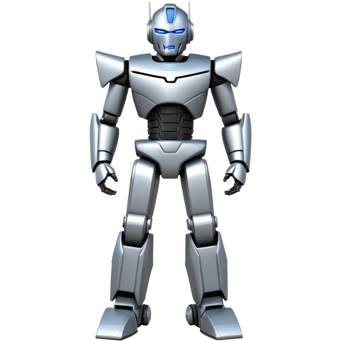 fullbody silver optimus tesla bot emoji