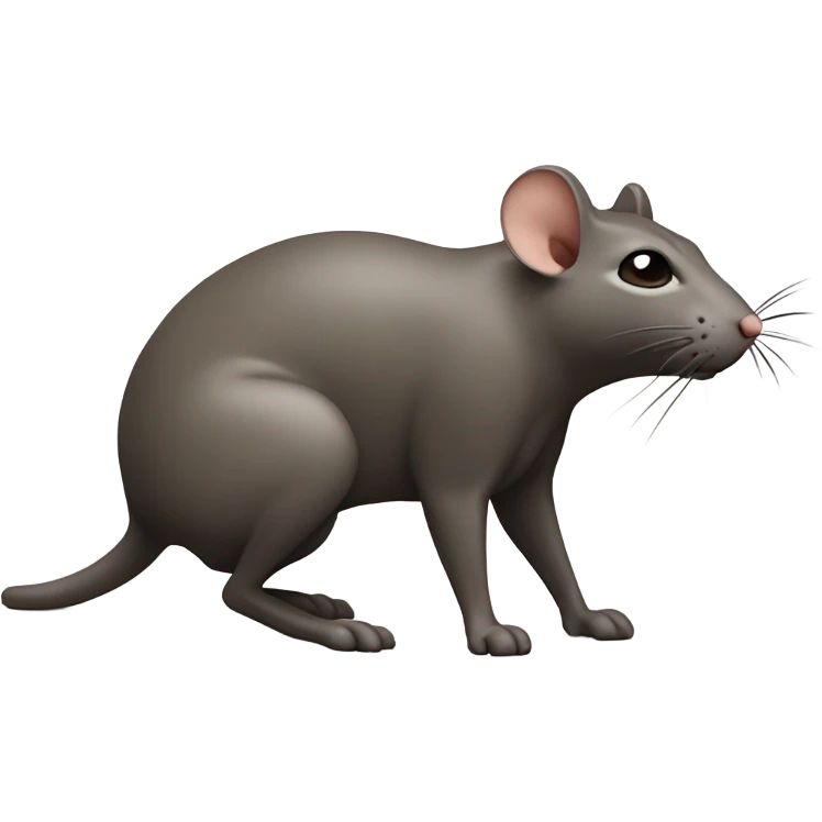 tony soprano chasing a rat emoji