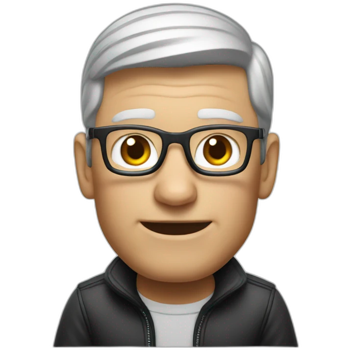 Tim Cook rockstar emoji