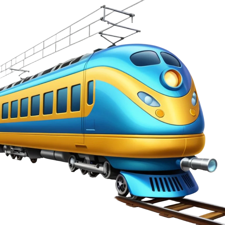Make a train race emoji