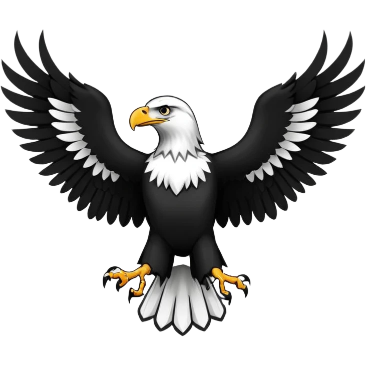 beşiktaş and eagle and logo emoji