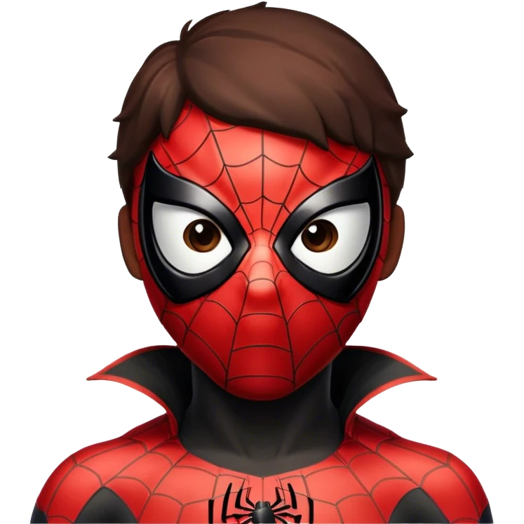 miles morales with spiderman mask 'Two Person " emoji