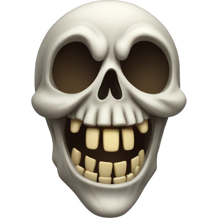 skeleton screaming bad to the bone emoji