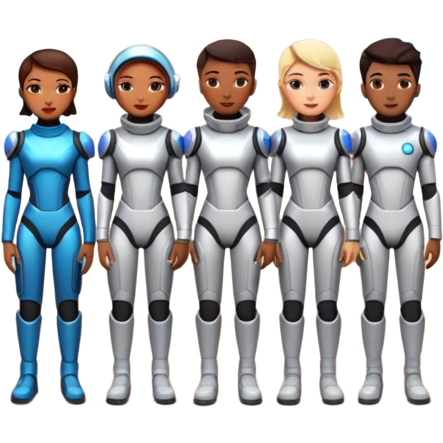 Friends on another planet emoji