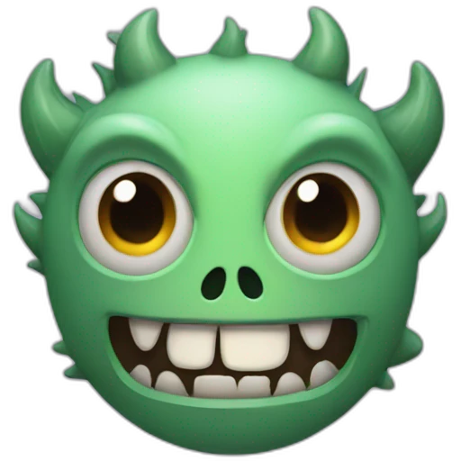 Monster head emoji