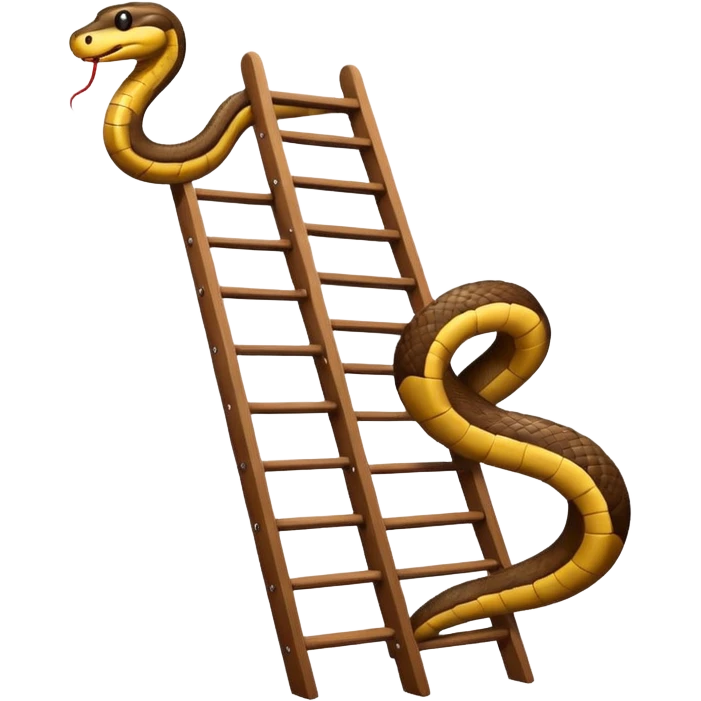 snake on a ladder emoji