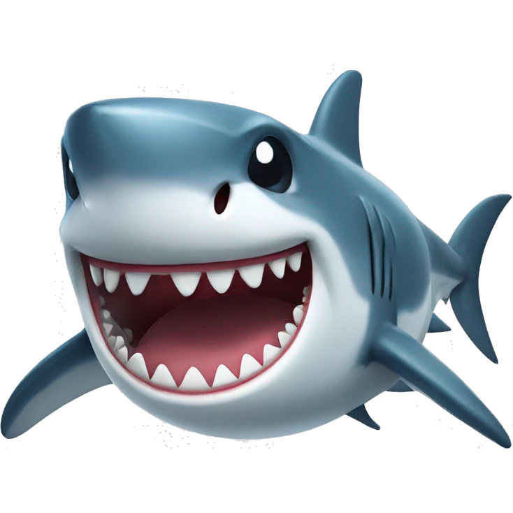 Shark winking  emoji