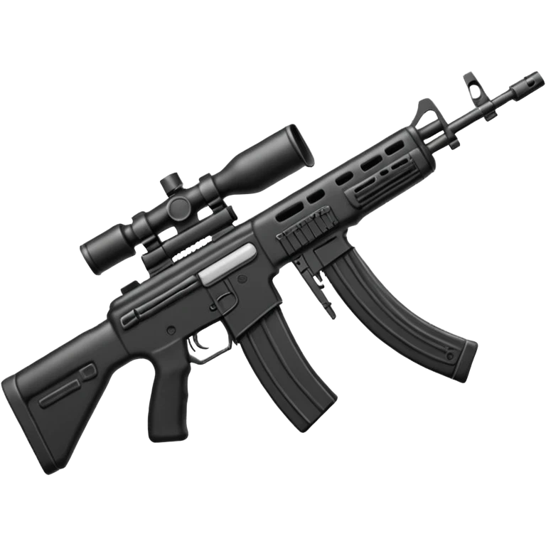 émoji avec écrit "libérez Fazer" fusil d'assaut emoji