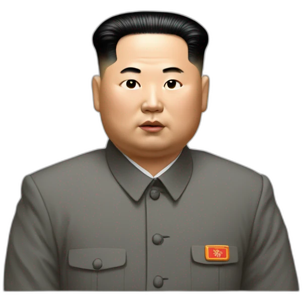 kim jong hum qui court après un chien emoji