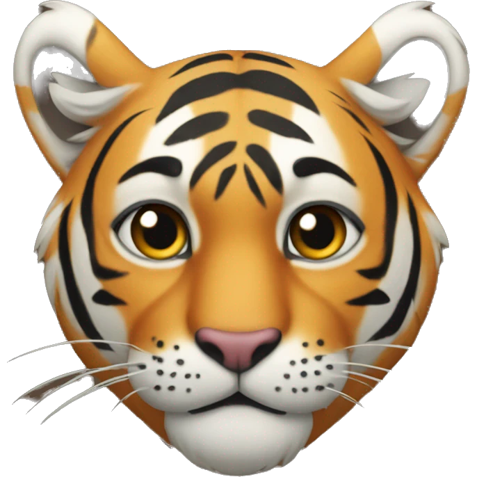 Tiger heart emoji