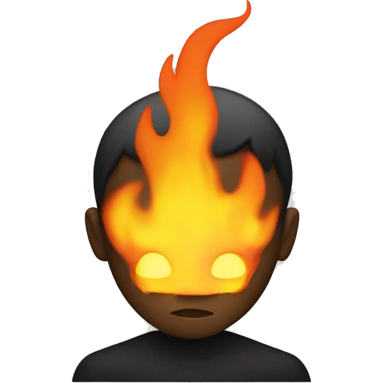 flame man emoji