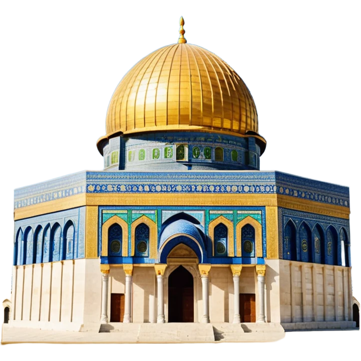 Dome of the rock, Palestine emoji